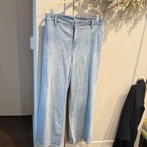 Liverpool Sky Blue Wide Leg Jeans